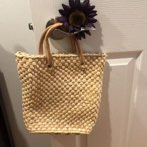 VTG French Connection Straw tote